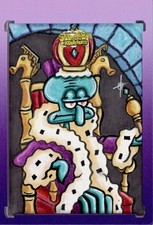 Marketplace image: 2025 TOPPS CHROME SPONGEBOB 1/1 SKETCH - KING SQUIDWARD - THE GREATEST SKETCH