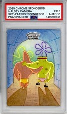 Marketplace image: 2025 TOPPS CHROME SPONGEBOB 1/1 SKETCH - SPONGEBOB AND PATRICK HALSEY CAMERA
