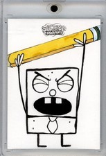 Marketplace image: 2025 TOPPS CHROME SPONGEBOB 1/1 DOODLEBOB SKETCH - GRAIL (MAKE OFFER)