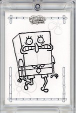 Marketplace image: 2025 TOPPS CHROME SPONGEBOB 1/1 DOODLEBOB SKETCH