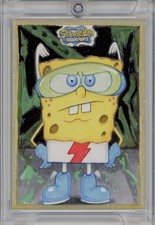 Marketplace image: 2025 TOPPS CHROME SPONGEBOB 1/1 SKETCH - SPONGEBOB (MAKE OFFER)