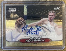Marketplace image: 2025 Stadium Club Superfractor Miranda Maverick 1/1 Auto ‘Fear The Maverick’