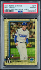 Current marketplace image for 2025 Topps Chrome #217 Variation Superfractor Superfractor 1/1