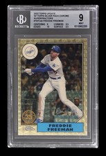 Marketplace image: 2022 Topps Chrome Update Freddie Freeman Silver Pack Superfractor 1/1 Bgs 9