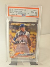 Marketplace image: 2018 Topps Chrome Sean Newcomb Superfractor PSA 10 Atlanta Braves