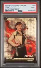 Marketplace image: 2024 Topps Chrome Star Wars Qi'ra 1/1 #150 PSA 9