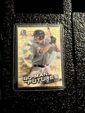 Marketplace image: 2021 Bowman Chrome - 40-Man Futures Patrick Bailey #FMF-18 (RC) 1/1 Superfractor