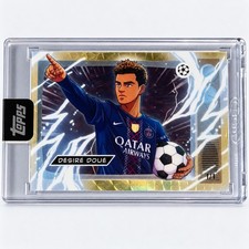 Marketplace image: 2025-26 Topps Chrome Anime Desire Doue Superfractor 1/1 CA-5 PSG