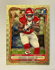 Current marketplace image for 2026 Bowman Chrome #BCV-98 Kenneth Walker III Superfractor 1/1