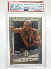 Marketplace image: Jose Aldo 2017 Chrome Museum Collection Superfractor 1/1 PSA-9 UFC- 695