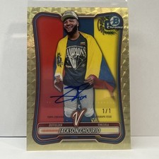 Marketplace image: 2026 Bowman Chrome Jackson Chourio WBC Variation Superfractor Auto 1/1 Venezuela