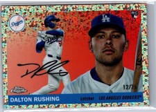 Marketplace image: 2025 Topps Chrome Dalton Rushing RC Mini Diamond – LeBron James Error (Pop 1/1)