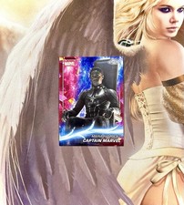 Marketplace image: 1/1 CAPTAIN MARVEL MARIA RAMBEAU 2025 TOPPS CHROME STUDIOS SAPPHIRE PADPARADSCHA