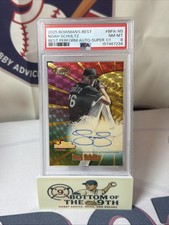 Marketplace image: 2025 Bowman’s Best Performance Superfractor Auto Noah Schultz #1/1 PSA 8