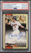 Marketplace image: 2026 Topps Chrome Cal Ripken Jr. SUPERFRACTOR 1/1  AUTO PSA 6 Auto 10 🔥🔥 HOF