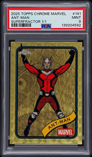 Marketplace image: 2025 Topps Chrome Marvel Ant-Man #141 Superfractor 1/1 PSA 9