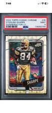 Marketplace image: 2024 Topps Cosmic Chrome Sterling Sharpe - #35 - PSA 9 Superfractor - 1/1