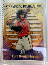 Marketplace image: Topps 2026 Spring Breakout Luis Hernandez Giants Superfractor 1/1 SB-8