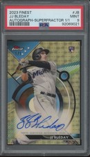 Marketplace image: 2023 Topps Finest Superfractor JJ Bleday 1/1 Auto Autograph RC Rookie Mint PSA 9
