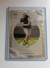 Current marketplace image for 2026 Topps Chrome Tennis #106 Tallon Griekspoor Superfractor 1/1