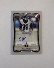 Marketplace image: 2026 NFL Bowman Quincy Riley Paper Super Fractor Auto 1/1 Saints