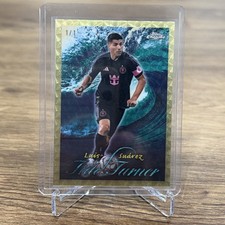 Marketplace image: 2026 Topps Chrome MLS Luis Suarez SUPERFRACTOR 1/1 Inter Miami Tide Turner