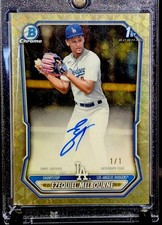 Marketplace image: 2026 Bowman Chrome Ezequiel Melbourne Bowman Chrome Superfractor auto #’d 1/1 🔥