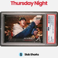 Current marketplace image for 2022 Topps Stadium Club Chrome #212 Austin Riley Superfractor 1/1
