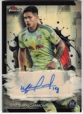 Marketplace image: 2024 Topps Finest Wikelman Carmona Superfractor Rookie 1/1 #BA-WC