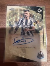 Marketplace image: Bruno Guimaraes 2025-26 Topps UEFA Club SUPERFRACTOR Auto 1/1 Newcastle United