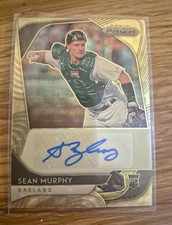 Marketplace image: Panini 2020 Prizm Sean Murphy Rookie Autographs Superfractor Athletics True 1 /1