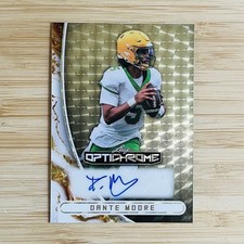 Marketplace image: DANTE MOORE 2026 Leaf Optichrome Superfractor Prizm Auto Autograph Rookie RC 1/1