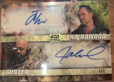 Marketplace image: 2026 Topps Star Wars Galaxy Jude Law & Jaleel White Dual Auto Superfractor 1/1