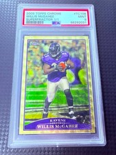Marketplace image: 2009 Topps Chrome WILLIS MCGAHEE TRUE SUPERFRACTOR 1/1 PSA 9 MINT RAVENS