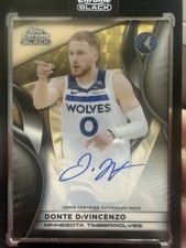 Marketplace image: DONTE DIVINCENZO 2025-26 TOPPS CHROME BLACK SUPERFRACTOR 1/1 AUTO