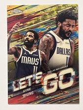 Marketplace image: 2025 Topps Chrome: #LG-5 Kyrie Irving Let’s Go 1/1 - Superfractor -
