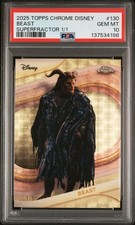 Marketplace image: 2025 Topps Chrome Disney BEAST #130 Superfractor 1/1 PSA 10 Gem Mint 💎