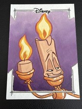 Marketplace image: 2026 Topps Chrome Disney Lumiere Black Foil Sketch 1/1 Jay Manchand