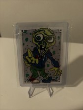 Marketplace image: Artist Creepy Steve Zealous Zombie 1/1 Sketch Card 2026 Topps Chrome Veefriends