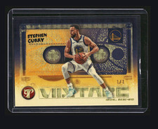 Marketplace image: 2025 Topps Pristine Mixtape Superfractor Stephen Curry 1/1 #VOL-16