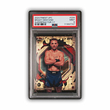 Marketplace image: Topps 2024 Finest UFC Brady Hiestand #224 RC SuperFractor 1/1 PSA 9 UFC (4-0)