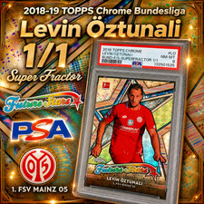 Marketplace image: Levin Öztunali - 1/1 Future Stars PSA FS-LO - 2018-19 TOPPS Chrome Bundesliga