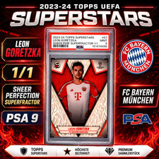 Marketplace image: Leon Goretzka 1/1 SuperFractor PSA 9 57 - 2023-24 TOPPS Superstars UCC