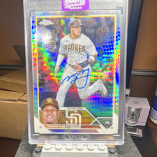 Marketplace image: Topps 2023 Chrome Manny Machado Auto #124 1/1 Padres Baseball MLB