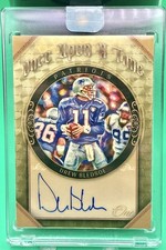 Marketplace image: 2021 Panini One Once Upon a Time Signatures Drew Bledsoe Superfractor Auto 1/1