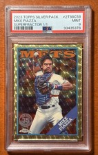 Marketplace image: 2023 TOPPS SILVER PACK CHROME SUPERFRACTOR MIKE PIAZZA METS 1/1