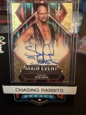 Marketplace image: Topps 2026 Chrome WWE Steve Austin MEA-SA Superfractor Auto