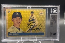 Marketplace image: 2025 Topps Chrome Platinum Roki Sasaki Superfractor 1/1 BGS 9