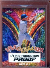 Marketplace image: Steve Sax 2025 Leaf Imagination Superfractor Pre Production Proof (1/1)