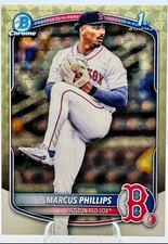 Marketplace image: 2025 Bowman Draft Chrome Marcus Phillips 1st Bowman Superfractor 1/1